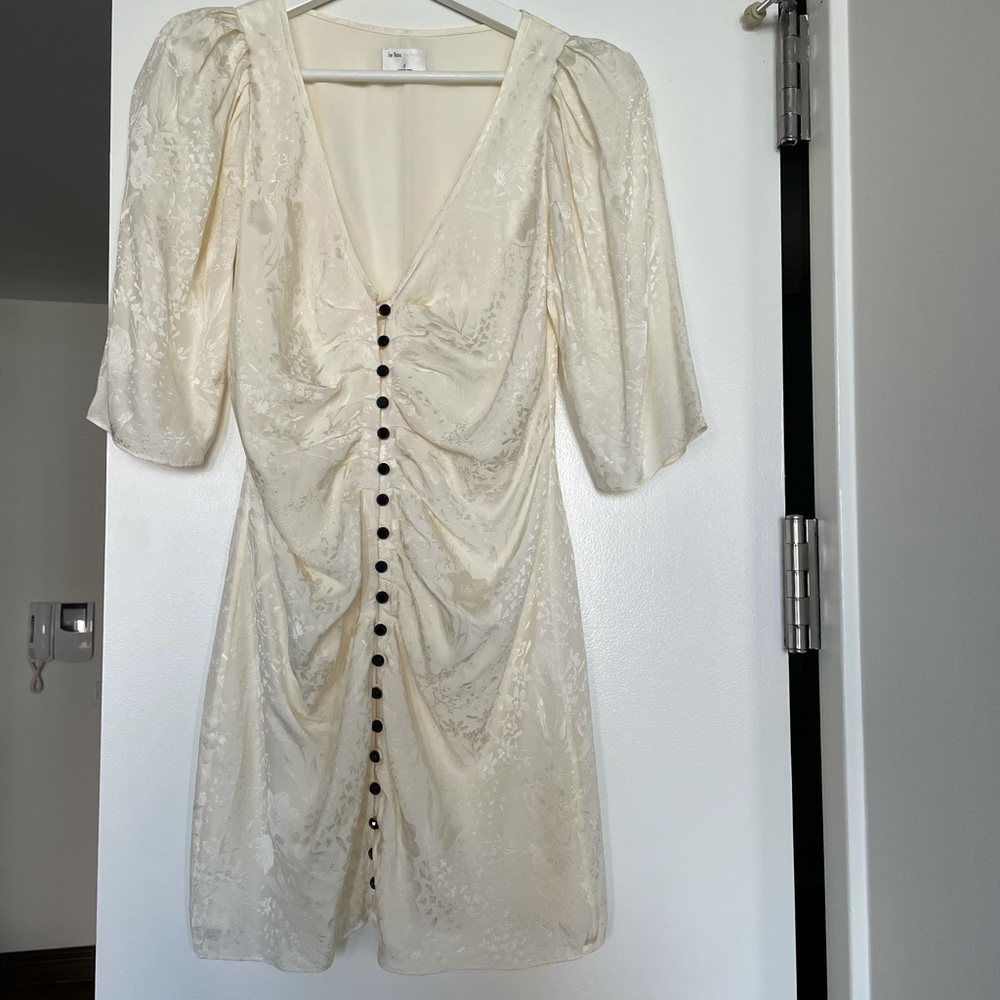 White Wilfred 100% Silk Mini Dress - Aritzia